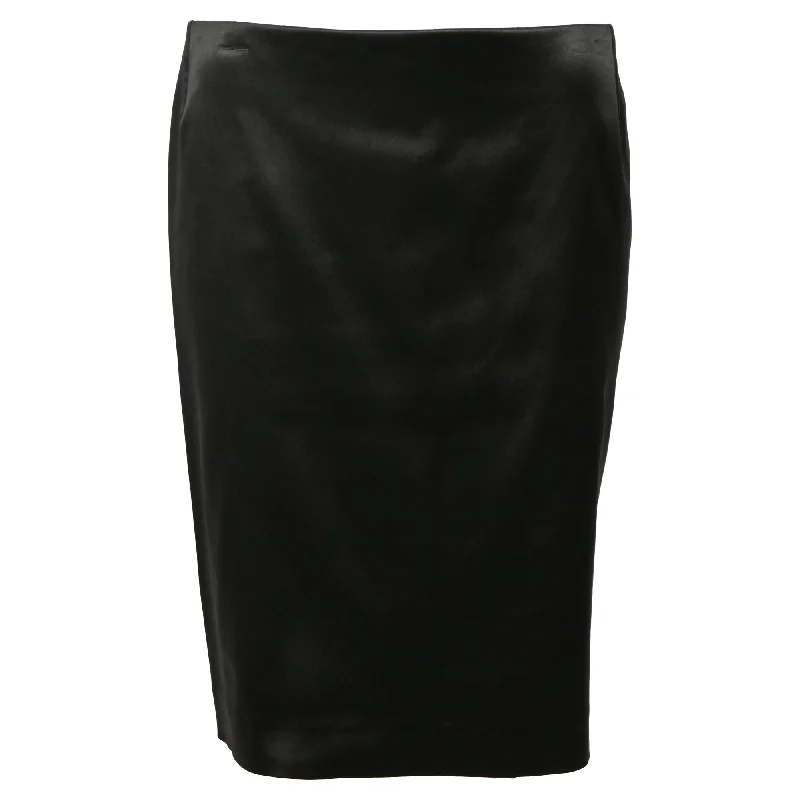 Missoni Midi Pencil Skirt in Black Acetate