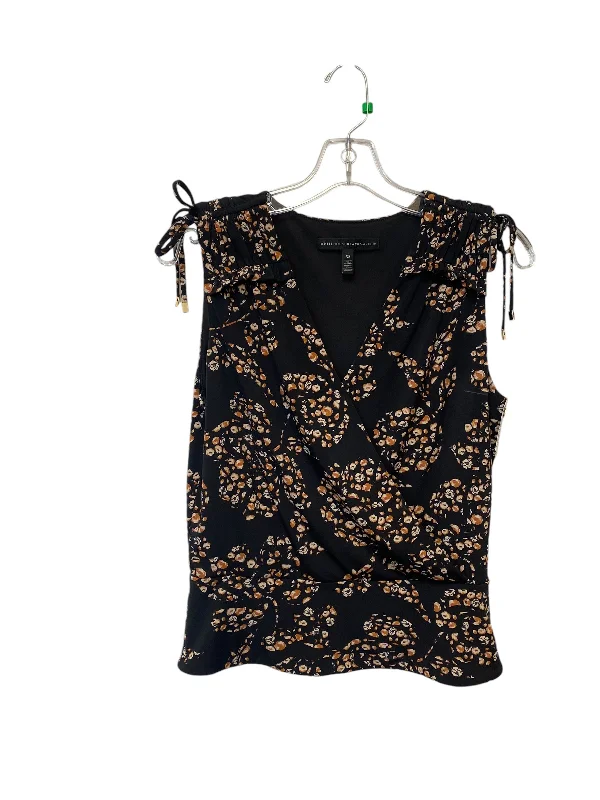 Top Sleeveless By White House Black Market In Black & Brown, Size: Xs