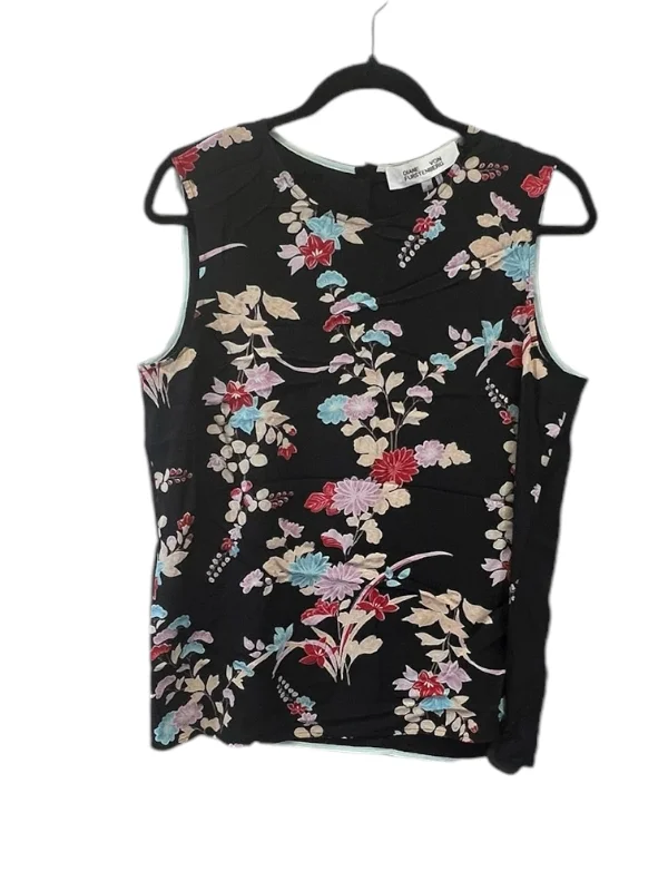 Top Sleeveless Designer By Diane Von Furstenberg In Floral, Size: 7