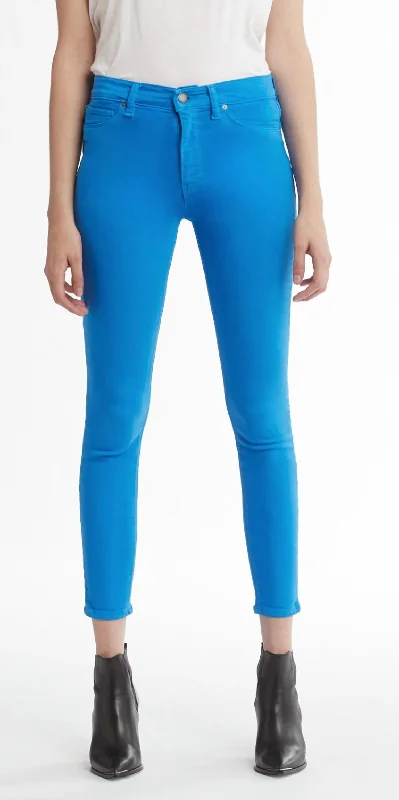 Barbara High Rise Skinny Jean In Cobalt