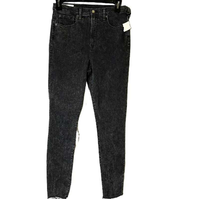 Jeans Skinny By Gap In Black Denim, Size: 12