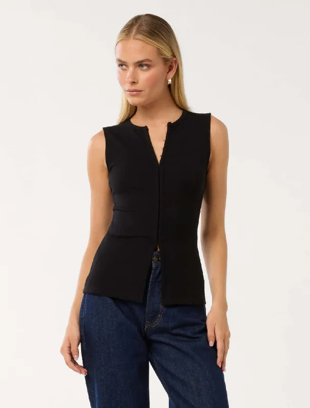 Arianna Hook And Eye Vest