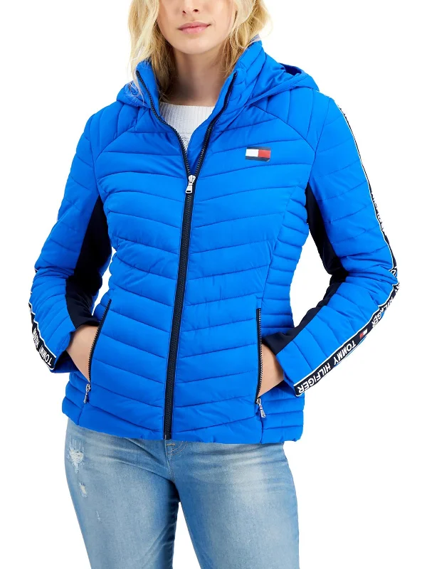 Womens Logo Warm Puffer Jacket