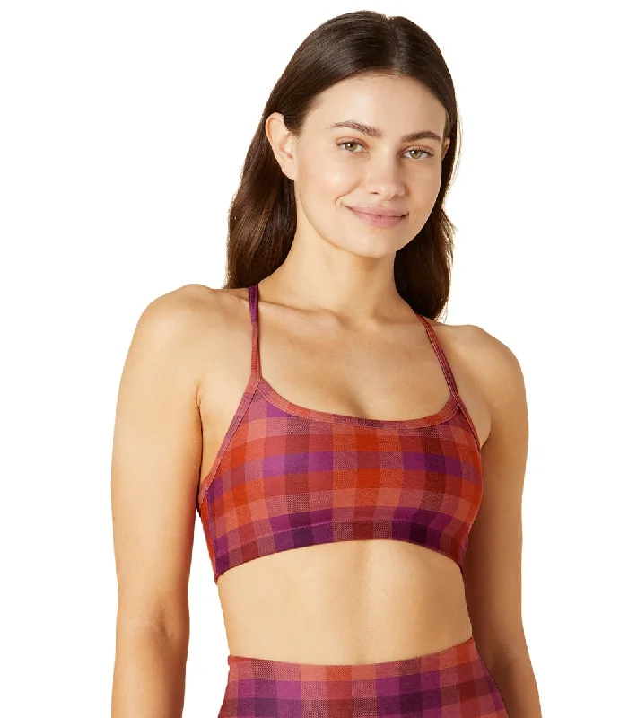 Beyond Yoga Softmark Slim Racerback Yoga Sports Bra Chai Winter Check