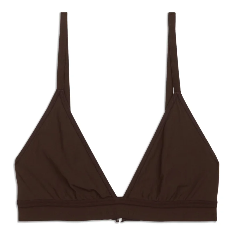 Nulu Mesh Logo Triangle Bralette - Resale