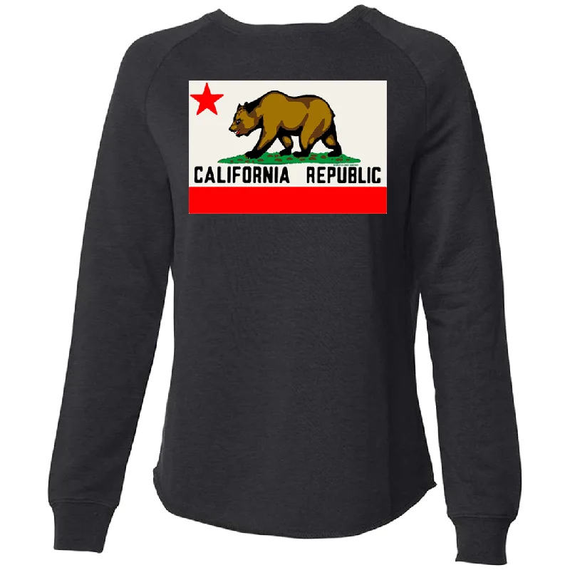 California Republic Original Bear Flag Super Soft Crewneck Sweater