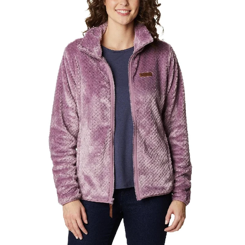 Columbia Women's Fire Side Ii High Pile Fleece Jacket Purple Size X-Small - XS