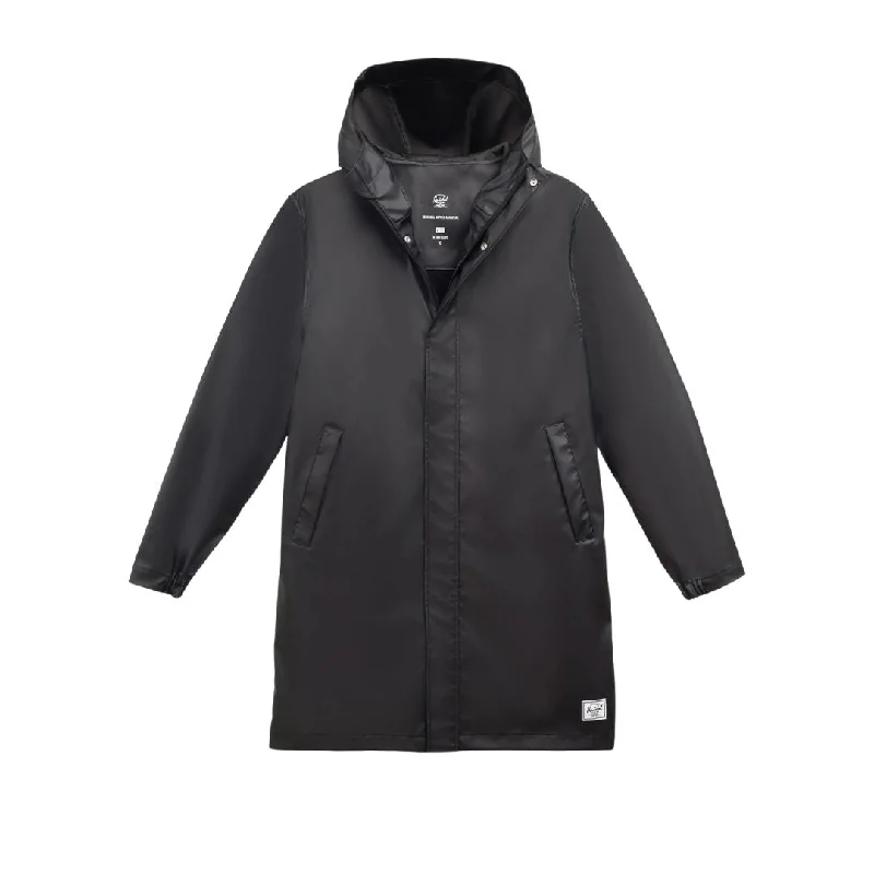 Long Classic Rain Jacket (Black)