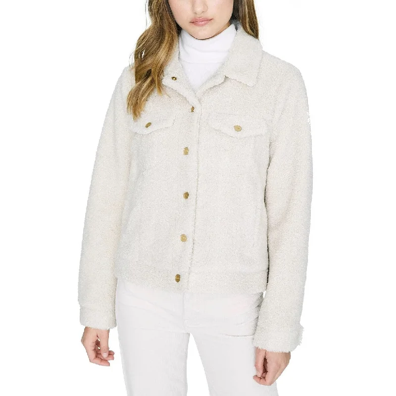 Sanctuary Women's Astoria Faux-Sherpa Jacket Natural Size XX Large - XX-Large