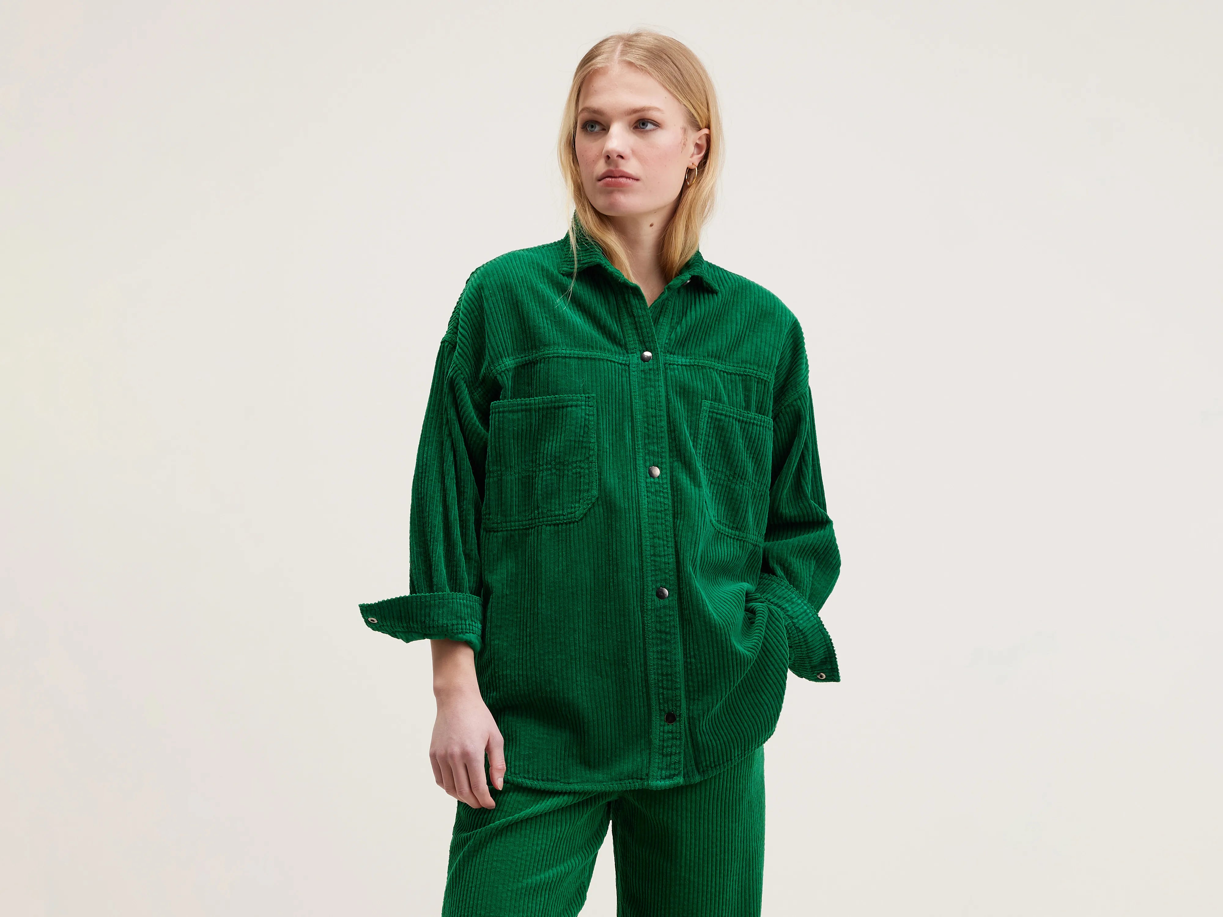 Guru overshirt (242 / W / CHLOROPHILE)